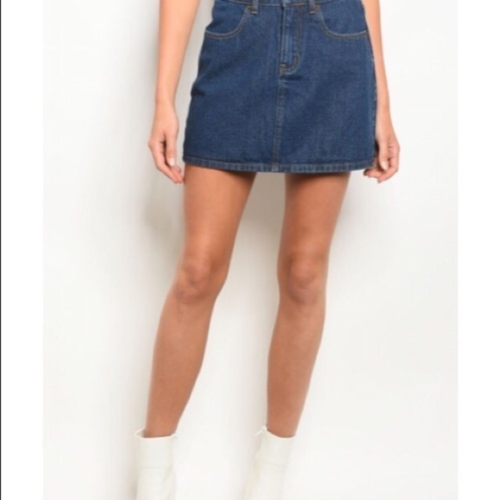New denim jean skirt